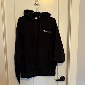 Champion Black Pullover Hoodie